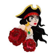 Load image into Gallery viewer, Erstwilder - Charlotte of the Sea Pirate Brooch (2018) - 20th Century Artifacts