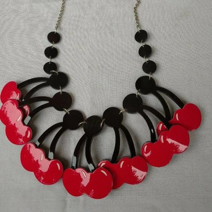 Erstwilder - Cherry Merry Polka Dot Necklace (2011) (p) - 20th Century Artifacts