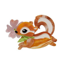 Load image into Gallery viewer, Erstwilder - Chocolate the Chipmunk Brooch (2020) - 20th Century Artifacts