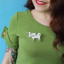 Load image into Gallery viewer, Erstwilder - Clara-Bell Cow Brooch (2017) - 20th Century Artifacts