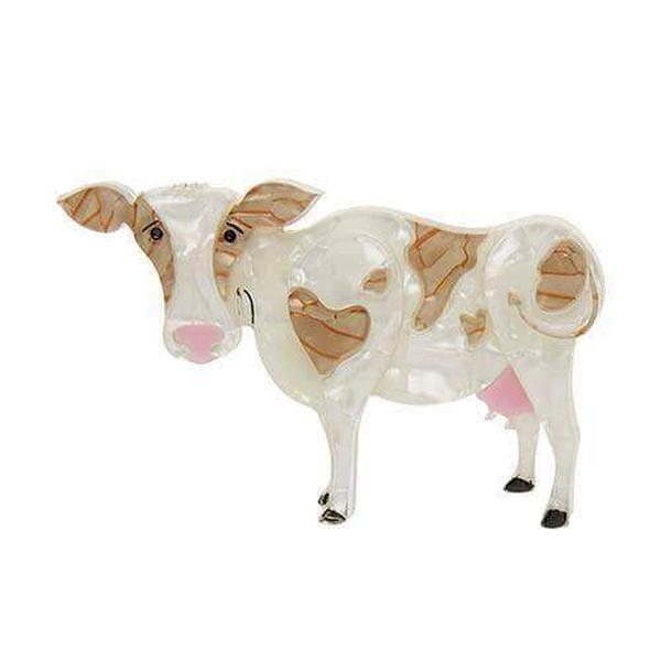 Erstwilder - Clara-Bell Cow Brooch (2017) - 20th Century Artifacts