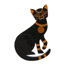 Load image into Gallery viewer, Erstwilder - Cleocatra Egyptian Cat Brooch (2021) - 20th Century Artifacts