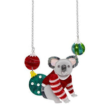 Load image into Gallery viewer, Erstwilder - Comfy Christmas Koala Necklace - 20th Century Artifacts