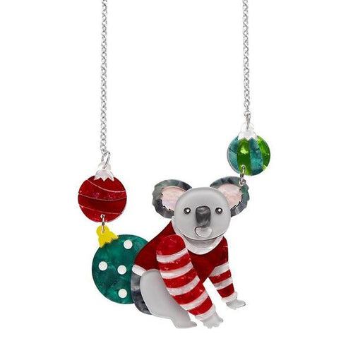 Erstwilder - Comfy Christmas Koala Necklace - 20th Century Artifacts