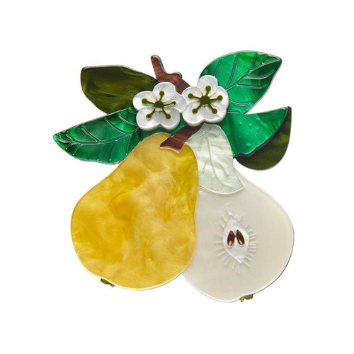 Erstwilder - Compare the Pear Brooch - 20th Century Artifacts