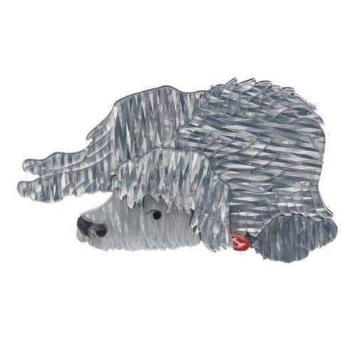 Erstwilder - Conan the Content Wolf Hound Brooch (2015) - 20th Century Artifacts