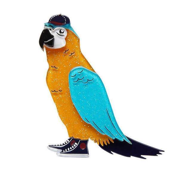 Erstwilder - Corey the Macaw Brooch (2018) - 20th Century Artifacts