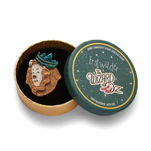 Load image into Gallery viewer, Erstwilder - Cowardly Lion Brooch - 20th Century Artifacts