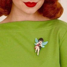 Load image into Gallery viewer, Erstwilder - Crysta the Enchanting Fairy Brooch (2018) - 20th Century Artifacts