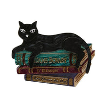 Load image into Gallery viewer, Erstwilder - Cultured Cat Brooch - 20th Century Artifacts