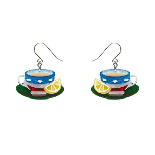 Erstwilder - Cuppa Tea Drop Earrings - 20th Century Artifacts
