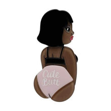 Load image into Gallery viewer, Erstwilder - Cute Butt Club (dark) Brooch (2019) - 20th Century Artifacts