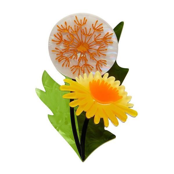 Erstwilder - Dandelion's Ballad Brooch (imperfect) - 20th Century Artifacts