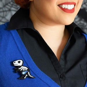 Erstwilder - Dead-O-Saurus Rex Brooch (2019) - 20th Century Artifacts