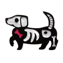 Load image into Gallery viewer, Erstwilder - Doggo Darkness Halloween Dog Brooch (2018) - 20th Century Artifacts
