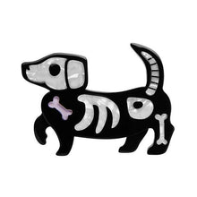 Load image into Gallery viewer, Erstwilder - Doggo Darkness Halloween Dog Brooch (2020) - 20th Century Artifacts
