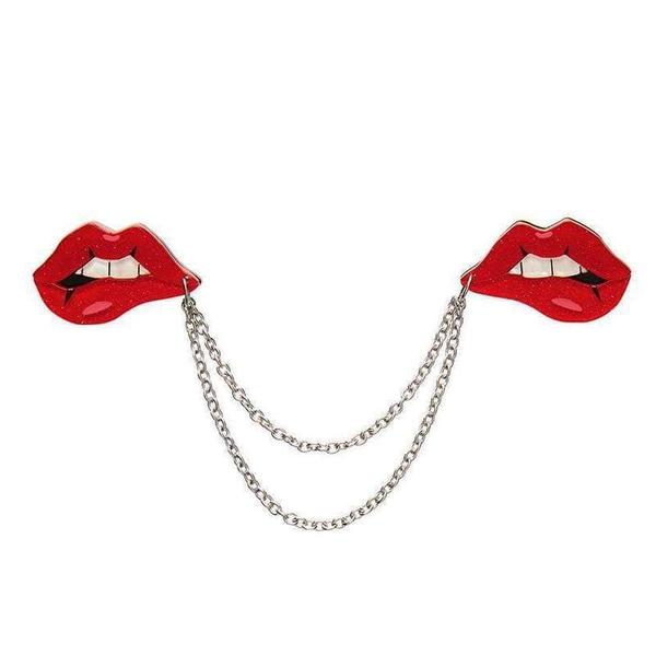 Erstwilder - Double Feature Lips Cardigan Clips (2018) - 20th Century Artifacts