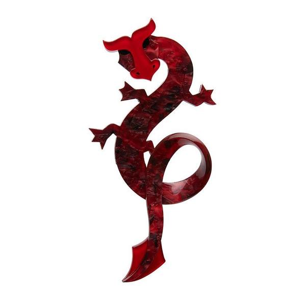Erstwilder - Draco the Dreaded Dragon Brooch (2020) - 20th Century Artifacts