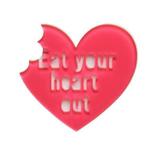 Load image into Gallery viewer, Erstwilder - Eat Your Heart Out Brooch (2017) - 20th Century Artifacts