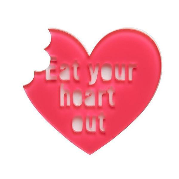 Erstwilder - Eat Your Heart Out Brooch (2017) - 20th Century Artifacts