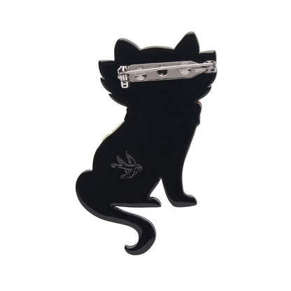 Erstwilder - Elissa the Rainbow Cat Brooch - 20th Century Artifacts