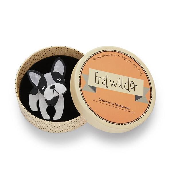Erstwilder - Fabian the French Bulldog Brooch - 20th Century Artifacts