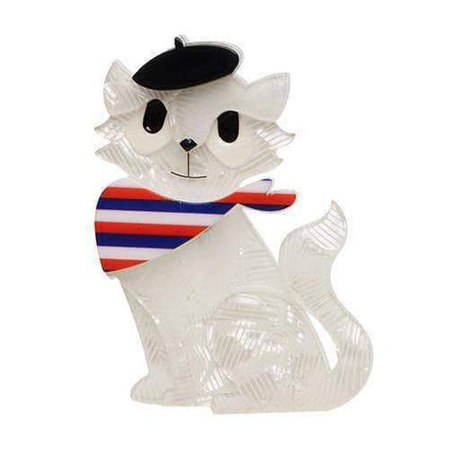 Erstwilder - Farrah the French Kitty Cat Brooch (2016) - 20th Century Artifacts