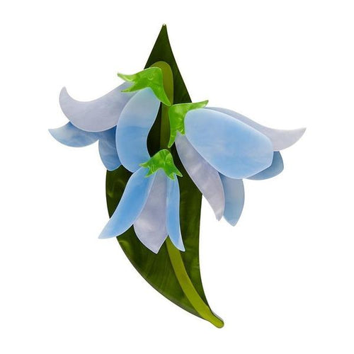 Erstwilder - Favourite Flower Bluebells Brooch - 20th Century Artifacts