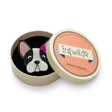 Load image into Gallery viewer, Erstwilder - Felicia the Frenchie Brooch (2018) - 20th Century Artifacts