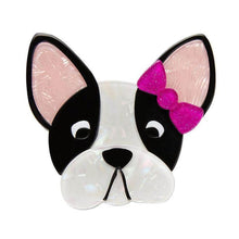 Load image into Gallery viewer, Erstwilder - Felicia the Frenchie Brooch (2018) - 20th Century Artifacts