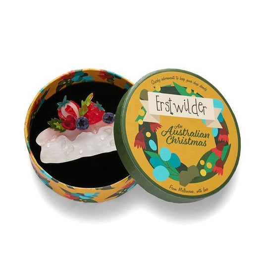 Erstwilder - Festive Pavlova Brooch (2021) - 20th Century Artifacts