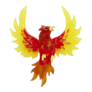 Erstwilder - Fiery Fawkes Phoenix Brooch (2018) - 20th Century Artifacts