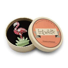 Load image into Gallery viewer, Erstwilder - Flamboyant Flamingo Funk Brooch (2017) - 20th Century Artifacts