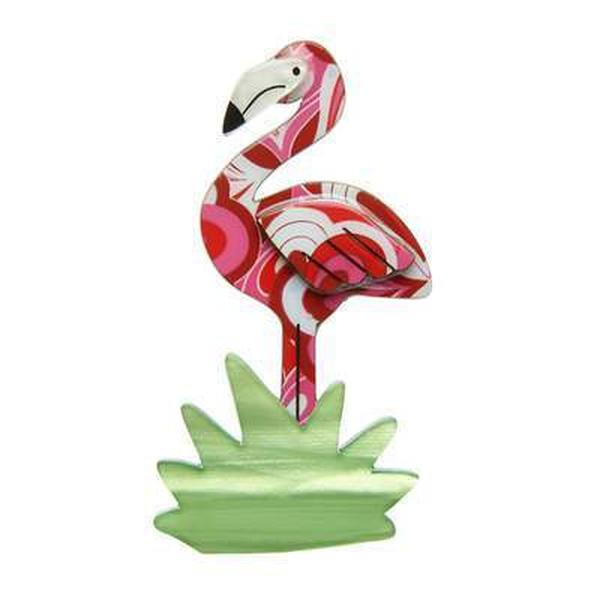 Erstwilder - Flamboyant Flamingo Funk Brooch (2017) - 20th Century Artifacts