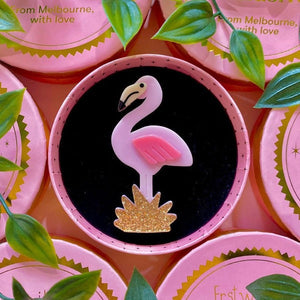 Erstwilder - Flamboyant Flamingo Funk Brooch 2022 - 20th Century Artifacts