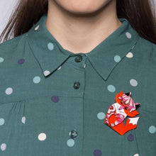 Load image into Gallery viewer, Erstwilder - Fleur the Foxy Flame Brooch (2017) - 20th Century Artifacts