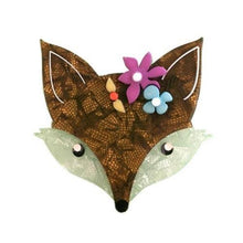 Load image into Gallery viewer, Erstwilder - Flora Fox Face Brooch (2016) - 20th Century Artifacts