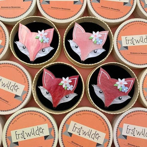 Erstwilder - Flora Fox Face Brooch (2019) - 20th Century Artifacts