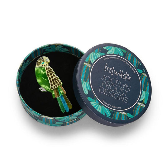 Erstwilder - Flossie the Budgie Brooch (Jocelyn Proust) (2022) - 20th Century Artifacts