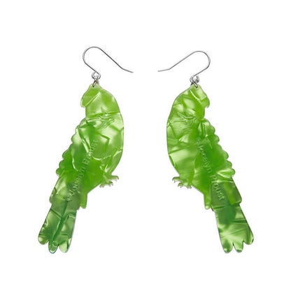 Erstwilder - Flossie the Budgie Drop Earrings (Jocelyn Proust) (2022) - 20th Century Artifacts