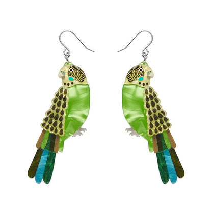 Erstwilder - Flossie the Budgie Drop Earrings (Jocelyn Proust) (2022) - 20th Century Artifacts