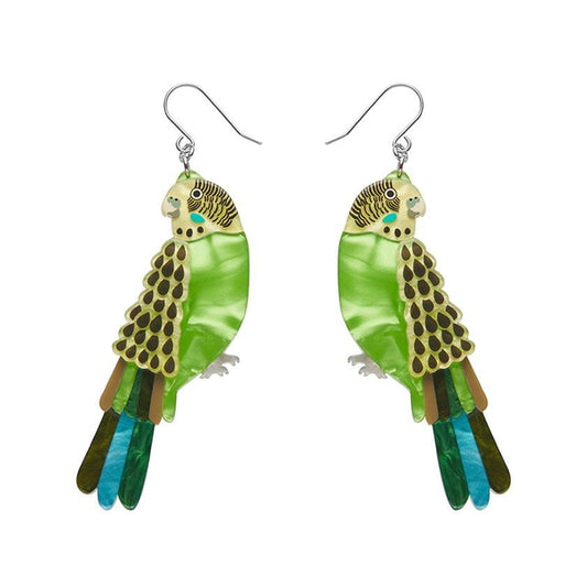 Erstwilder - Flossie the Budgie Drop Earrings (Jocelyn Proust) (2022) - 20th Century Artifacts