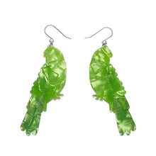 Load image into Gallery viewer, Erstwilder - Flossie the Budgie Drop Earrings (Jocelyn Proust) - 20th Century Artifacts