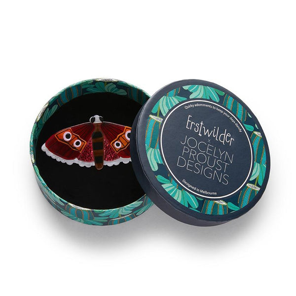 Erstwilder - Fluttering Bogong Moth Brooch (Jocelyn Proust) (2022) - 20th Century Artifacts