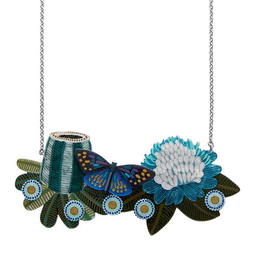 Erstwilder - Fluttering in the Florals Necklace (Jocelyn Proust) - 20th Century Artifacts