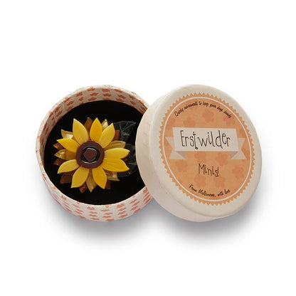 Erstwilder - Follow the Sun Mini Brooch - 20th Century Artifacts