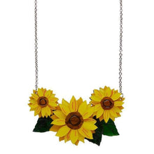 Load image into Gallery viewer, Erstwilder - Follow the Sun Sunflower Necklace (2019) - 20th Century Artifacts