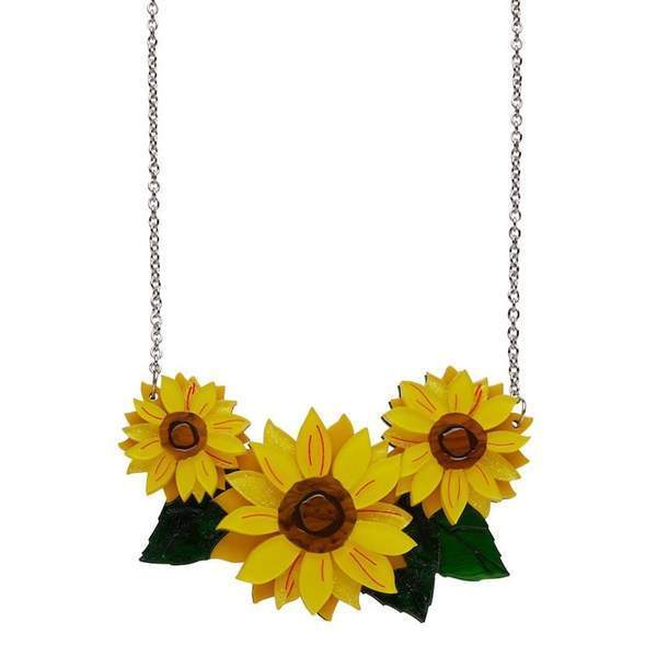 Erstwilder - Follow the Sun Sunflower Necklace (2019) - 20th Century Artifacts