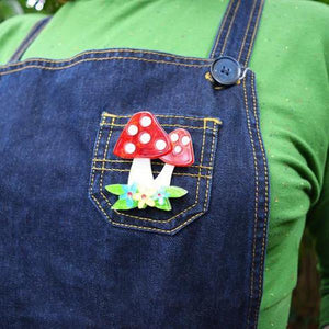 Erstwilder - Forest Fun Guy Brooch (2017) - 20th Century Artifacts