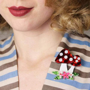 Erstwilder - Forest Fun Guy Brooch (2018) - 20th Century Artifacts